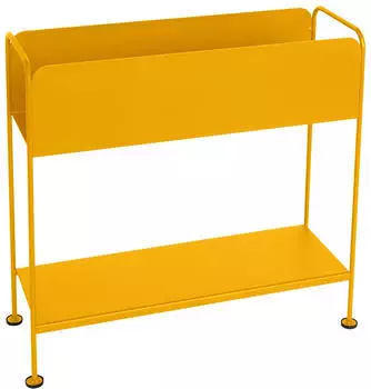 Fermob PICOLINO rechteckig Metall 66x63x23cm honig struktur