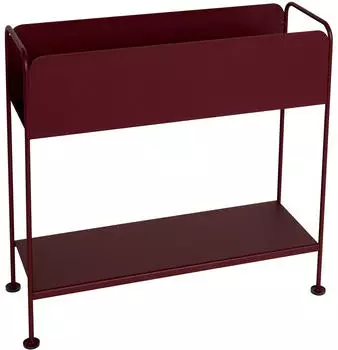 Fermob PICOLINO rechteckig Metall 66x63x23cm schwarzkirsche