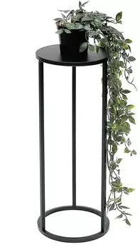 DanDiBo Blumenhocker Metall Rund 60 cm Schwarz