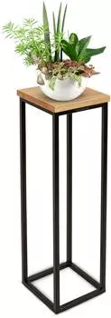 holz4home Blumen-Dekoständer Eiche geölt 70cm natur