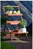 Dobar Blumentreppe klappbar 102x46x50cm braun