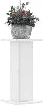 vidaXL Pflanzenst&auml;nder 2 Stk. Wei&szlig; 30x30x60cm Holzwerkstoff (3307855)