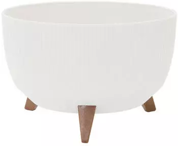 Siena Garden Oslo Stripe &Oslash;40cm wei&szlig;