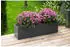 Westmann Pflanzkübel Talus Metall M 100x25x27 cm anthrazit
