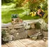 Relaxdays Wooden flower pot 30 x 16.5 x 25 cm natural