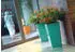 Prosperplast Urbi Square plastic tall flower pot 17 x 32.5 cm white