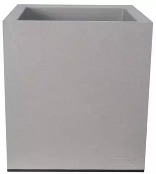 RiViERA Granit square plastic flower box 40 x 40 cm stone