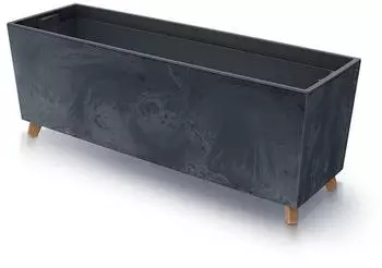 Prosperplast Urbi Case self-watering plastic flower box 77 x 23.5 x 30 cm anthracite