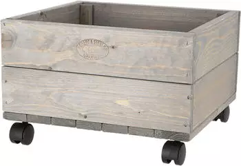 Esschert Planter on wheels 38.5 x 35.5 x 25 cm