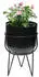 DanDiBo Blumenhocker mit Topf Metall Schwarz 42,5cm (96151)