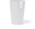 Ecopots Pisa Blumentopf Kunststoff Beton-Optik Weiß Ø21cm x H29,8cm