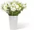 Ecopots Pisa Blumentopf Kunststoff Beton-Optik Weiß Ø21cm x H29,8cm