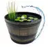 Spetebo Blumenkübel Eichenfass-Optik Kunststoff 44cm (4452)
