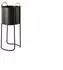 OYOY Maki Blumenkasten Hoch 55cm, Schwarz