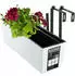 Kadax Blumenkasten Kunststoff, rechteckig, 18,5x56cm, Weiß (K3859)