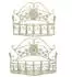 Moritz Pflanzkorb Metall Wandkorb Landhausstil, 2er Set