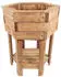Nativ Haushalt Hochbeet Sechseckig aus Holz, 56x67x80cm (NA115_B)