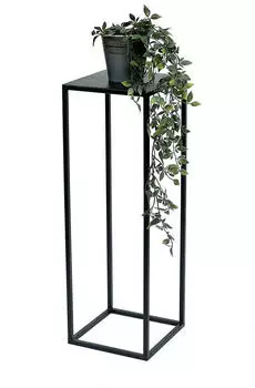 DanDiBo Blumenhocker Metall Schwarz Eckig 70cm (96350)