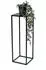DanDiBo Blumenhocker Metall Schwarz Eckig 70cm (96350)