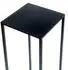 DanDiBo Blumenhocker Metall Schwarz Eckig 70cm (96350)