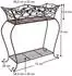 DanDiBo Blumenständer mit Korb Braun Metall 75cm (93980)