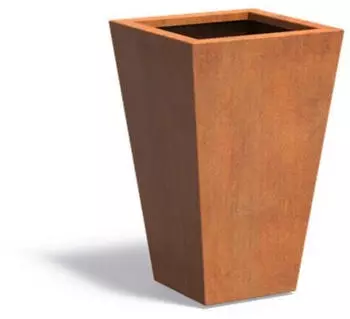 Adezz Tap Pflanzkübel Corten-Stahl 500x500x800mm