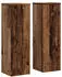 vidaXL Pflanzenständer 2er-Set Altholz-Optik 25x25x80cm Holzwerkstoff (852949)