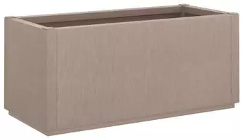 vidaXL Gartenpflanzkasten Hellbraun 80x36x35cm PP (368778)