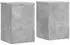 vidaXL Pflanzenständer 2 Stk. Holzwerkstoff Betongrau 20x20x30cm (852900)