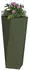 vidaXL Pflanzkübel 2er-Set Stahl Olive Grün 30x30x75cm (883773)