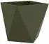 vidaXL Pflanzkübel Olive Grün 40x40x40cm Stahl (883828)