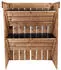 Lemodo NATIV Blumentreppe Holz 2-stufig mit Gartenvlies, 2er-Set (NA229_2)