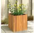 vidaXL Pflanzkübel Akazienholz massiv 35x35x35cm (366501)