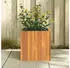 vidaXL Pflanzkübel Akazienholz massiv 35x35x35cm (366501)