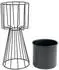 DanDiBo Blumenhocker Metall Schwarz 32cm (96528)