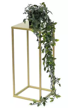 DanDiBo Blumenhocker Metall Gold Eckig S 42cm (96406)