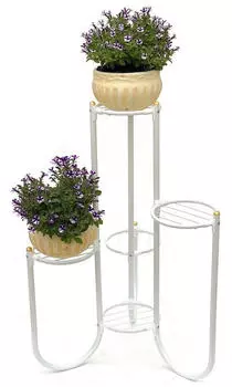 DanDiBo Pflanzenst&auml;nder 81 cm wei&szlig; (93920)