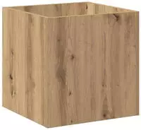 vidaXL Pflanzgef&auml;&szlig; Artisan-Eiche 40x40x40 cm Holzwerkstoff