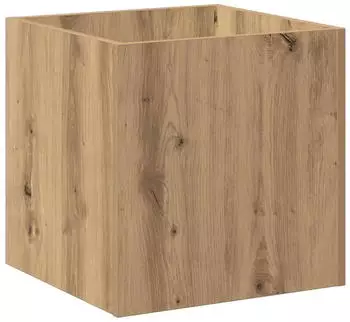vidaXL Wooden planter 40 x 40 x 40 cm artisan oak