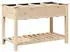 vidaXL Spruce wood plant pot cover 115 x 59 x 76.5 cm beige