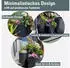 Prosperplast Heos plastic flower pot 29.8 cm anthracite