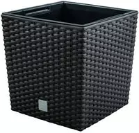 Prosperplast DRTS200L-S433, Prosperplast Blumentopf Rato Low Anthrazit - 20x20 cm