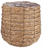 Mica Korb Avalon Hellbraun Seegras 26 X 26 Cm Blumentopf