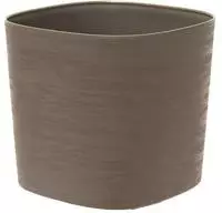 Topf Mit Wasserreserve - Garden Id Respect - Taupe 25 X 25 Cm - 100%