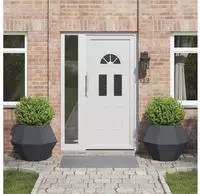 vidaXL Pflanzk&uuml;bel 2 pcs Anthrazit 75 x 75 x 60 cm Stahl