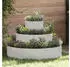 vidaXL Garten-Pflanzgefäß Edelstahl Silber 90x90x20cm (873652)