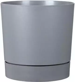 Scheurich PLANO+ Pflanzgef&auml;&szlig; Kunststoff Pure Grey &Oslash;38,7cm 32l (69304)