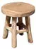 Spetebo Blumenhocker Teak rund 17x15cm, 4 Füße (300940)