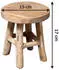 Spetebo Blumenhocker Teak rund 17x15cm, 4 Füße (300940)