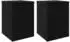 vidaXL Pflanzenständer 2er-Set Schwarze Eiche 25x25x35cm Holzwerkstoff (869230)
